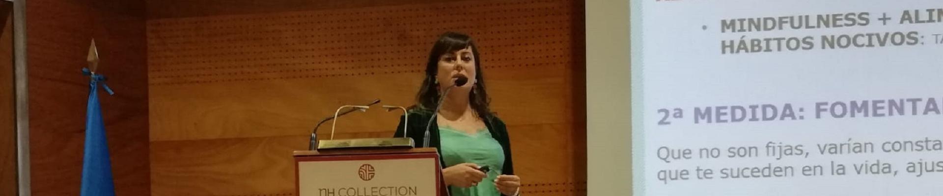Natalia Fdez. Laviada, durante su intervención en el Congreso
