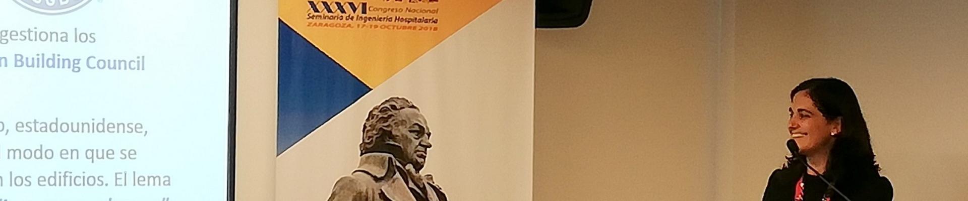 Olvido Arenas, durante su intervención en el Seminario
