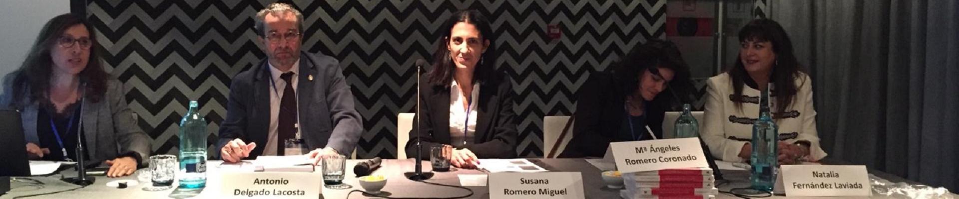 Natalia Fernández Laviada, durante su participación en el Congreso