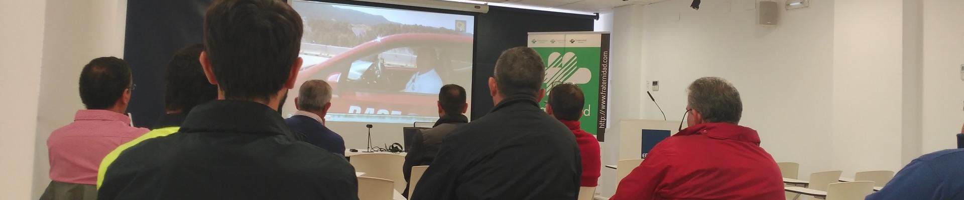 Trabajadores asistentes a la jornada organizada por Fraternidad-Muprespa