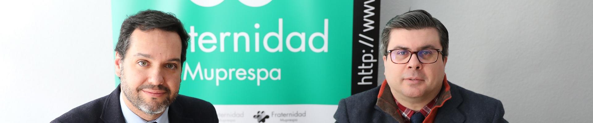 Esteban Mate y Javier Font, tras la firma del acuerdo