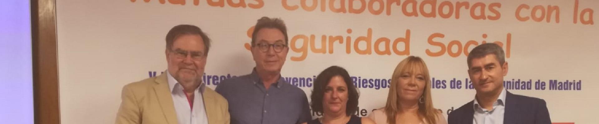 Fernando Mena, junto al resto de intervinientes en la Jornada