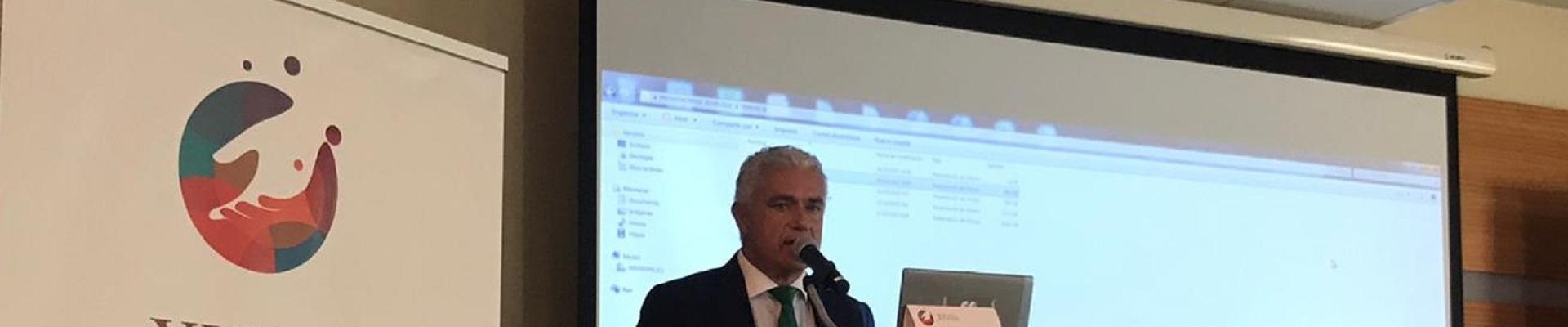 El doctor Naranjo, presidente de SCMAL y Coordinador Asistencial técnico de Fraternidad-Muprespa