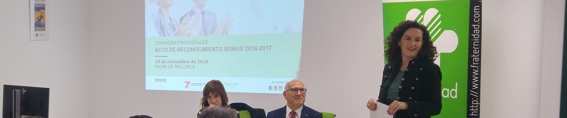 Imagen de la jornada en la dirección Provincial de Fraternidad- Muprespa en Palma de Mallorca