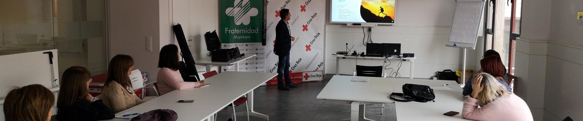 José Luis Agudo, director provincial de Fraternidad-Muprespa Ciudad Real expuso las herramientas de la Mutua para combatir la siniestralidad vial laboral