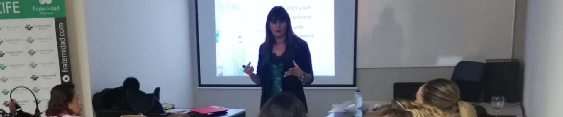 Natalia Fdez. Laviada, durante su exposición en la jornada
