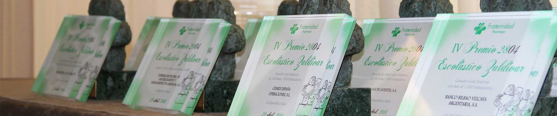 Fraternidad-Muprespa premios Escolástico Zaldívar