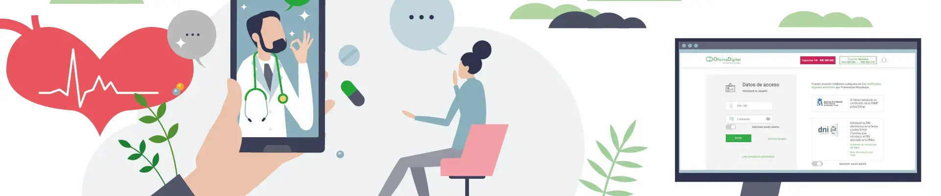 Videoconsulta en Fraternidad-Muprespa