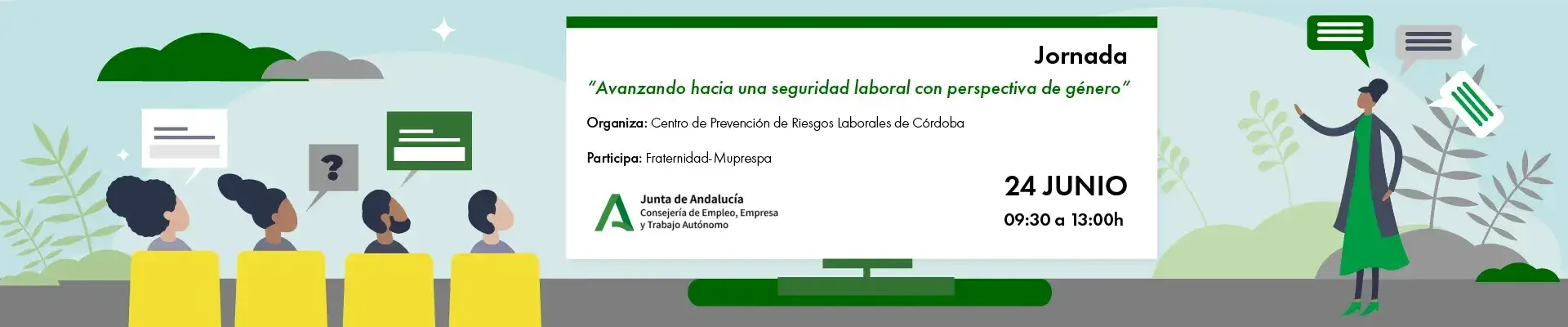 Jornada “Avanzando hacia una seguridad laboral con perspectiva de género” con CPRL Córdoba