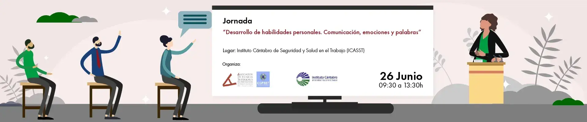 Jornada "Desarrollo de habilidades personales. Comunicación, emociones y palabras" con ATSPRLC