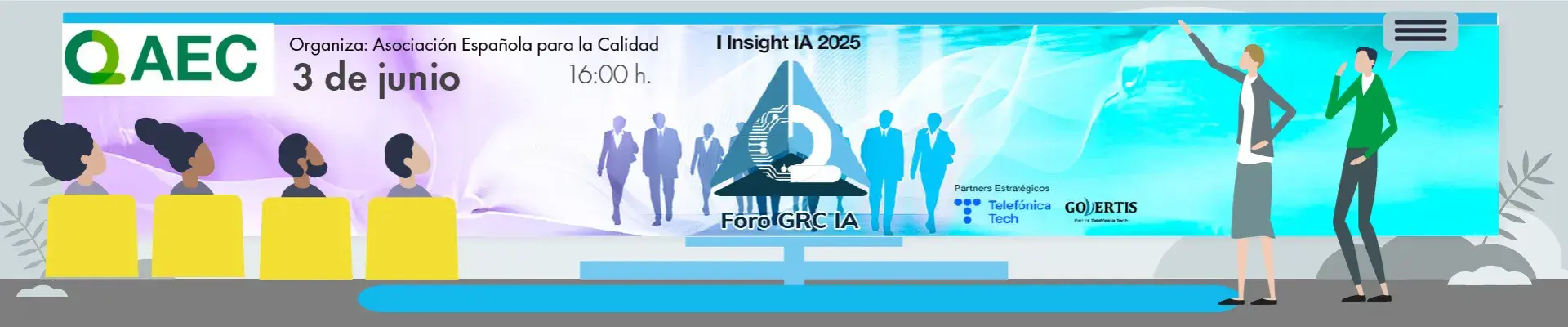 Banner Jornada 306 I Insight IA 2025 AEC Foro GRC IA