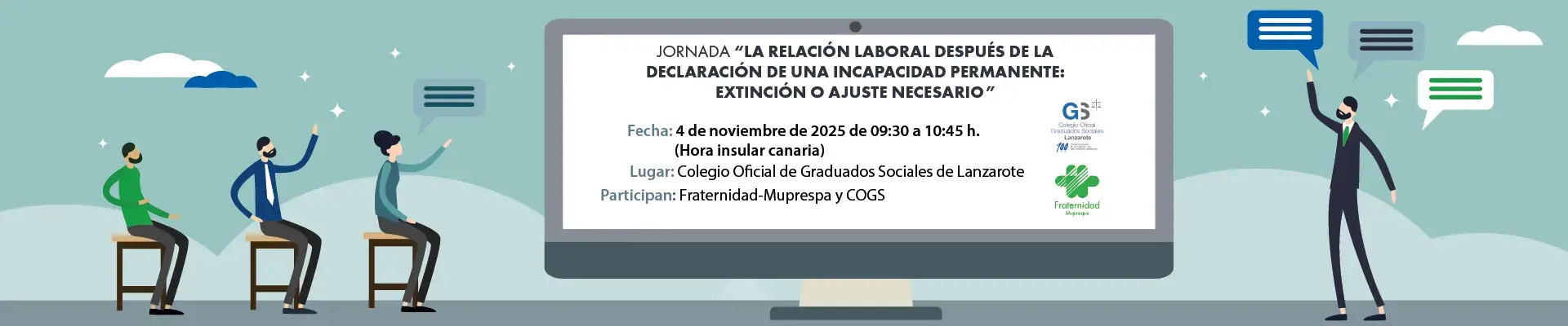 Banner Jornada COGS Lanzarote
