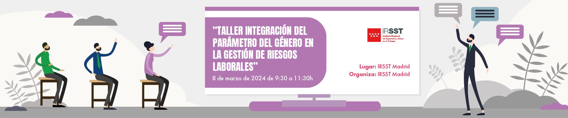 Banner Jornada IRSST 8/03/2024