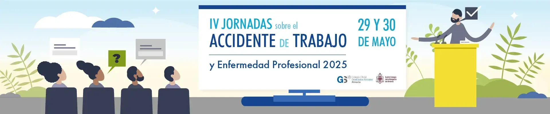 Banner jornadas 9 Y 30 de mayo COGS Almería 