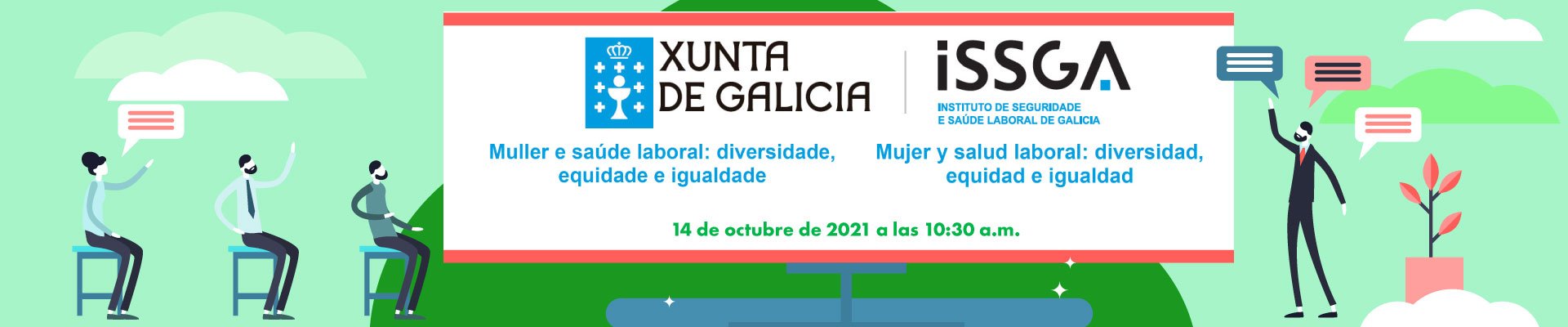 Banner jornada del ISSGA 14 de octubre