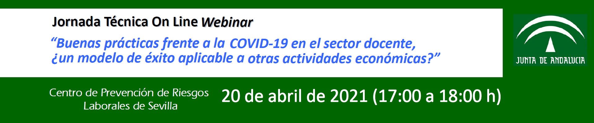 banner Webinar Fraternidad-Muprespa CPRL Sevilla