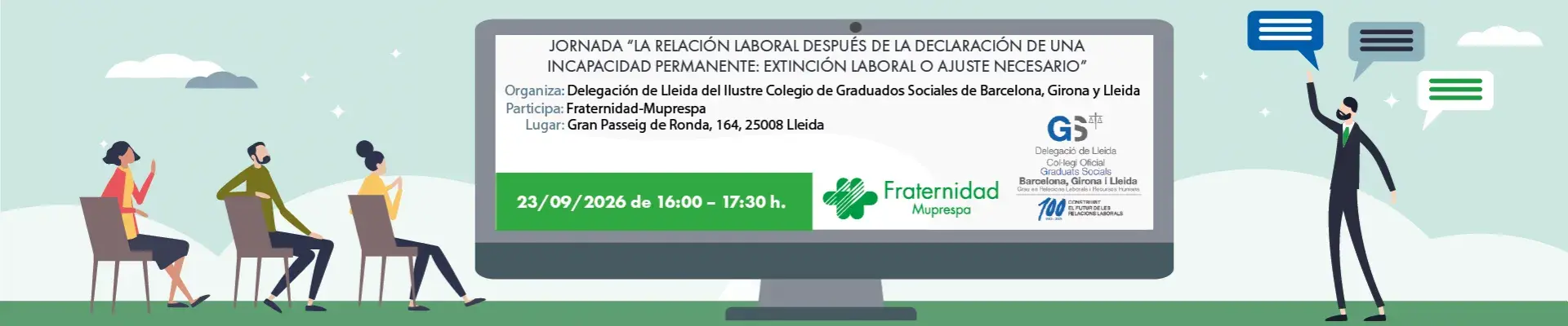 Invitacion jornada 2309 COGS Lleida 