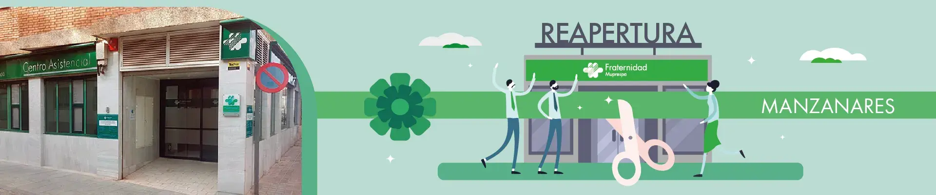 Reabre sus puertas la delegación de Fraternidad-Muprespa en Manzanares tras una primera fase de obras