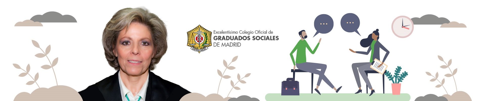 Eva Torrecilla, presidenta del Colegio de Graduados Sociales de Madrid: “En el Colegio, trabajamos por y para la profesión”