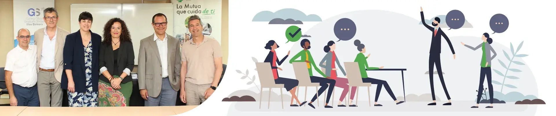 Fraternidad-Muprespa participa en una jornada del CGS de Baleares sobre prestaciones PREL y CUME