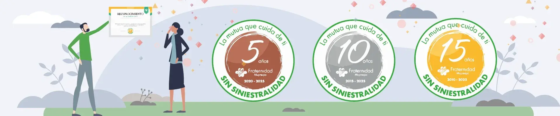 Fraternidad-Muprespa delivers “Zero Accident Distinction” to its mutual companies with zero accidents