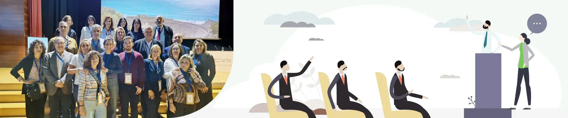 SETLA 2025 Kongresuko pankarta