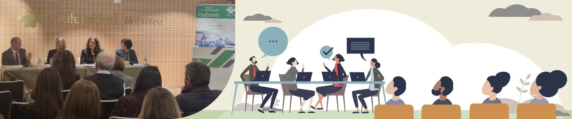 Fraternidad-Muprespa lan-harremanari buruzko hitzaldia IP bat deklaratu ondoren