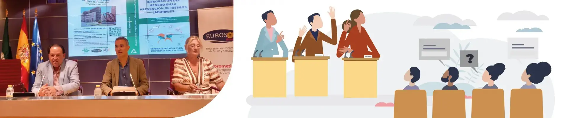 Almería acoge una jornada de integración del género en la PRL con participación de Fraternidad-Muprespa