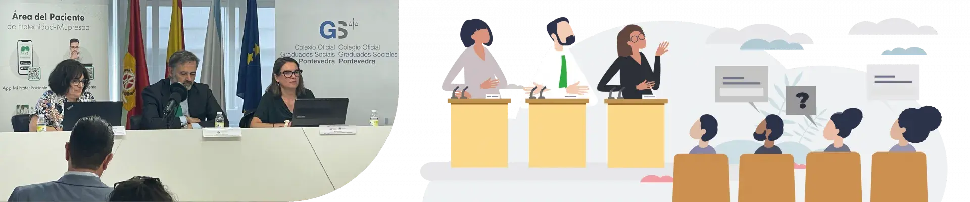 Jornada en el Colegio de Graduados Sociales de Pontevedra sobre la relación laboral tras una IP