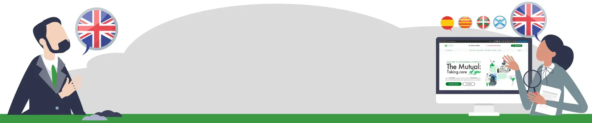 banner web en inglés