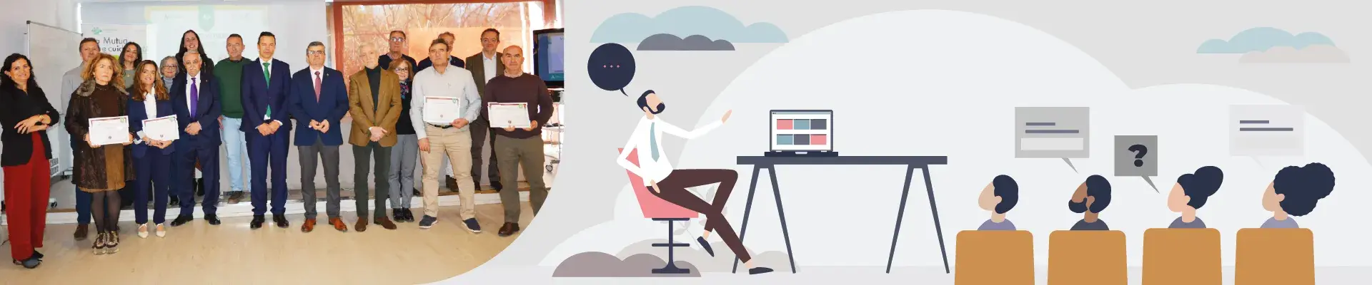 Fraternidad-Muprespa lliura la Distinció Zero Accident a trenta empreses de Granada