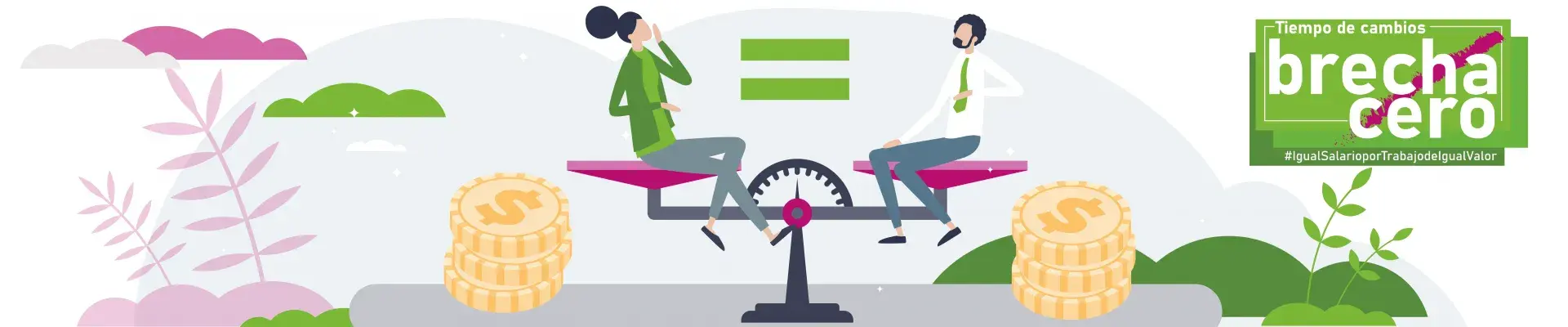 “Tiempo de cambios. Brecha cero” Día Europeo de la Igualdad Salarial