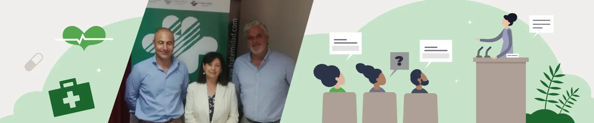 Fraternidad-Muprespa participa en una jornada en el Colegio de Médicos de Huelva sobre patología de cadera
