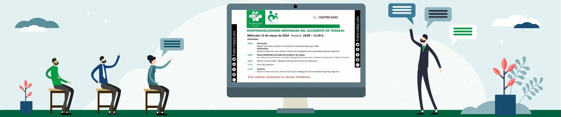 La responsabilidad derivada del accidente laboral, eje de una jornada en Cádiz con Cuatrecasas
