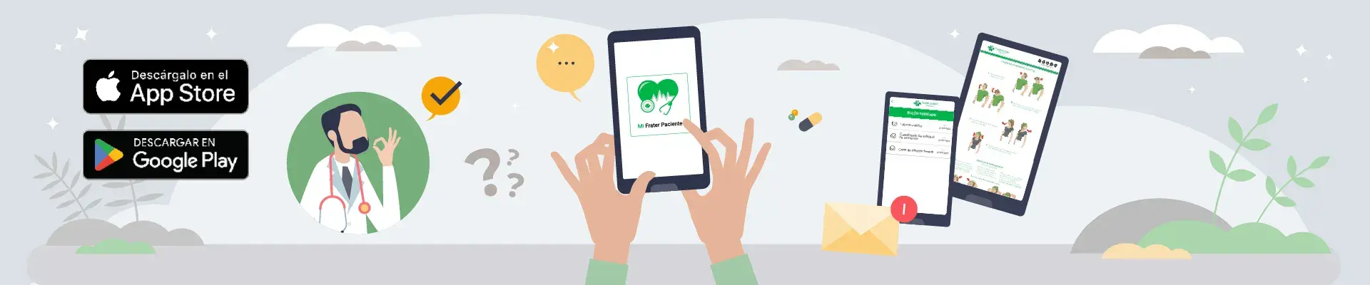 Mi Frater Paciente Descartar Aplicación para IOS y Android