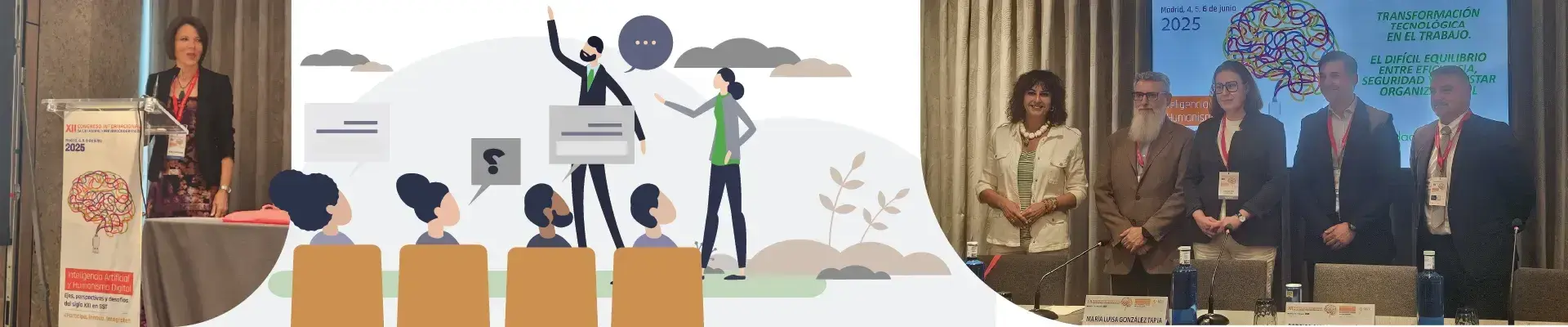 Fraternidad-Muprespa participants at the Congress