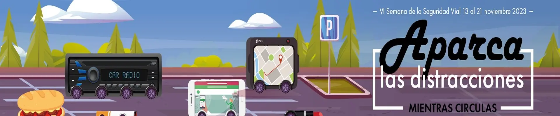 banner semana de la seguridad vial laboral 2023