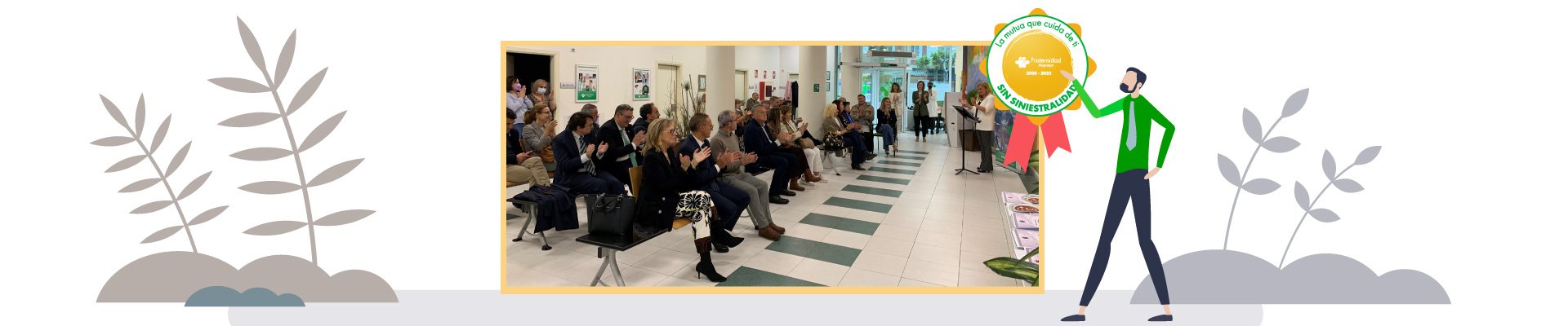 Una veintena de empresas burgalesas reciben de Fraternidad-Muprespa el “Distintivo Cero Accidentes” 