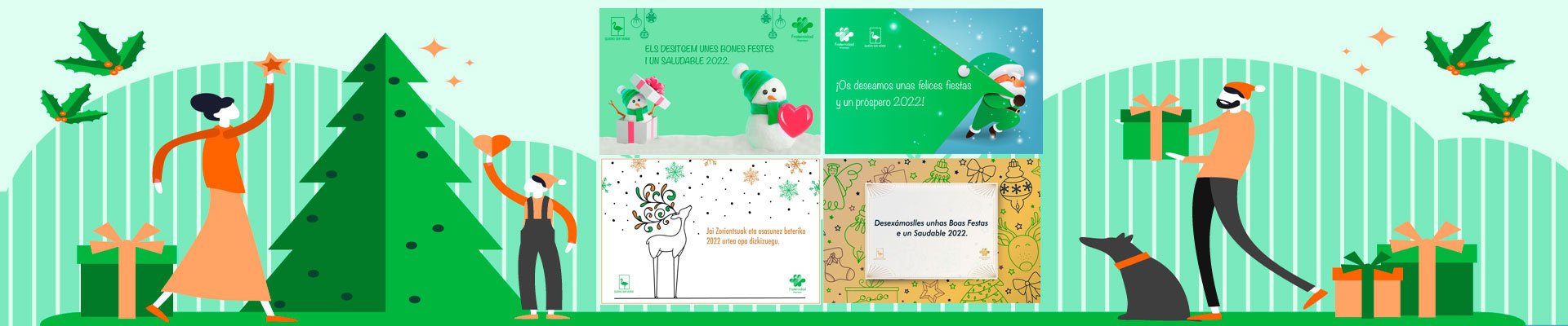 Yo felicito, tú felicitas, Fraternidad-Muprespa felicita