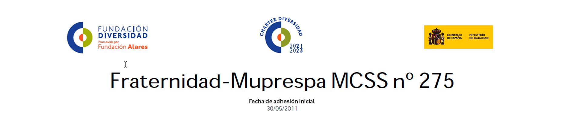 Charter de la diversidad 2021-2023