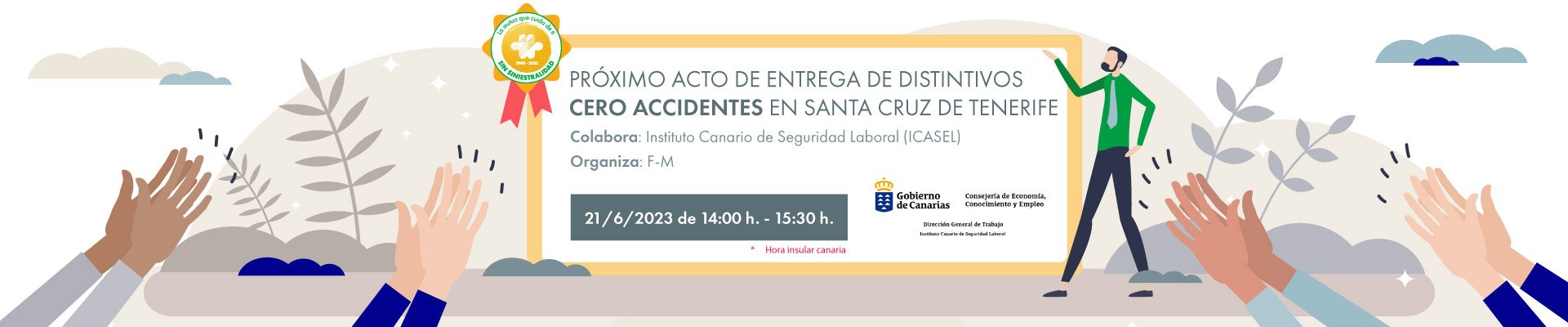 Distintivos Cero Accidentes en Santa Cruz de Tenerife