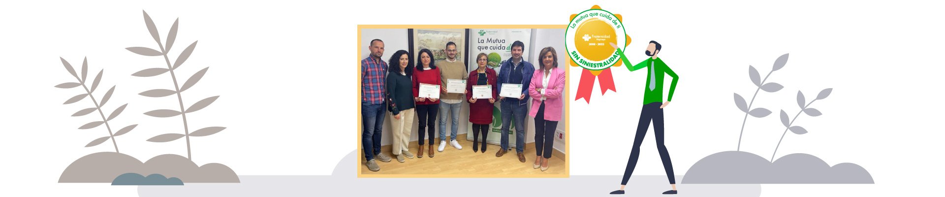 Fraternidad-Muprespa reconoce en León a empresas mutualistas con nula siniestralidad