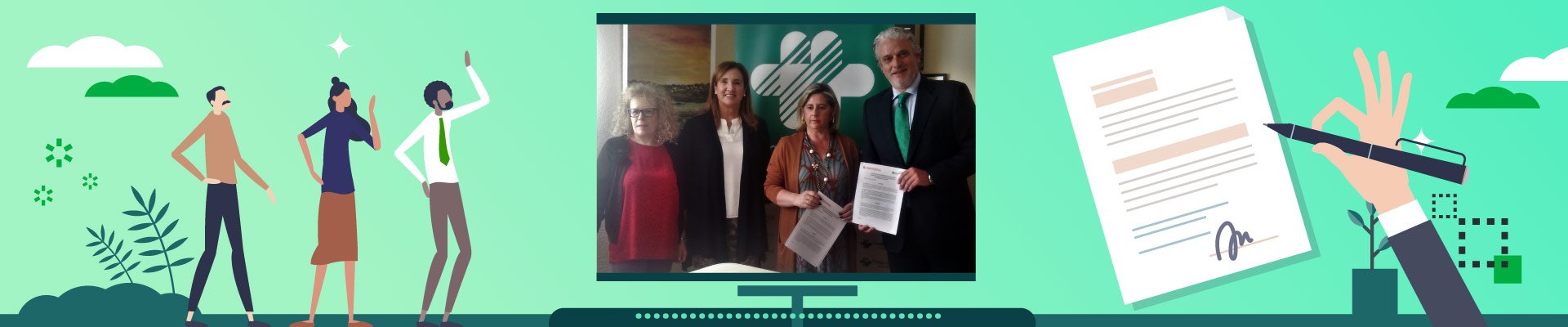 Firma de acuerdo de colaboración con el Ilustre Colegio Oficial de Graduados Sociales de Huelva
