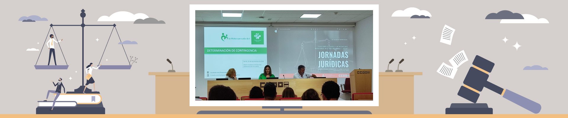 La Defensora del Mutualista de Fraternidad-Muprespa, presente en una jornada sobre el accidente de trabajo