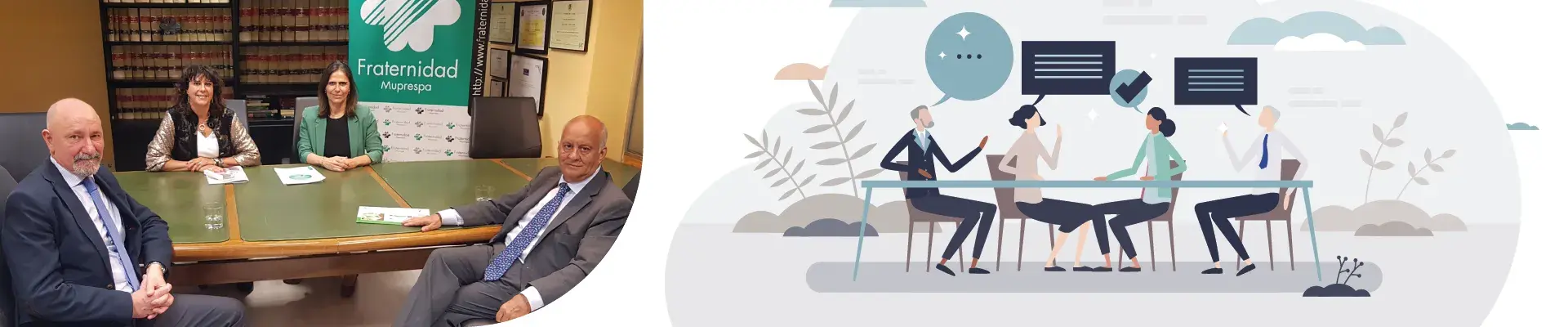 Joaquín Merchán, presidente del CGGS, visita Fraternidad-Muprespa