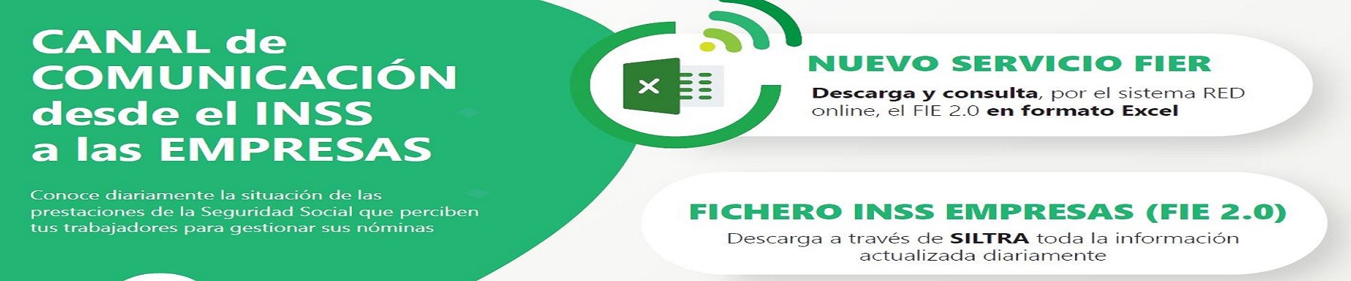 NUEVO SERVICIO FIER PARA DESCARGA Y CONSULTA DE INFORMACIÓN DEL FICHERO INSS EMPRESAS 