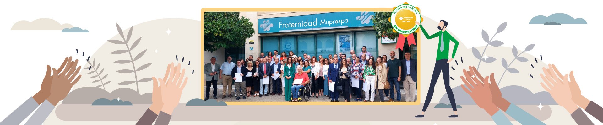 Fraternidad-Muprespa entrega el “Distintivo Cero Accidentes” a 43 empresas mutualistas sevillanas con nula siniestralidad
