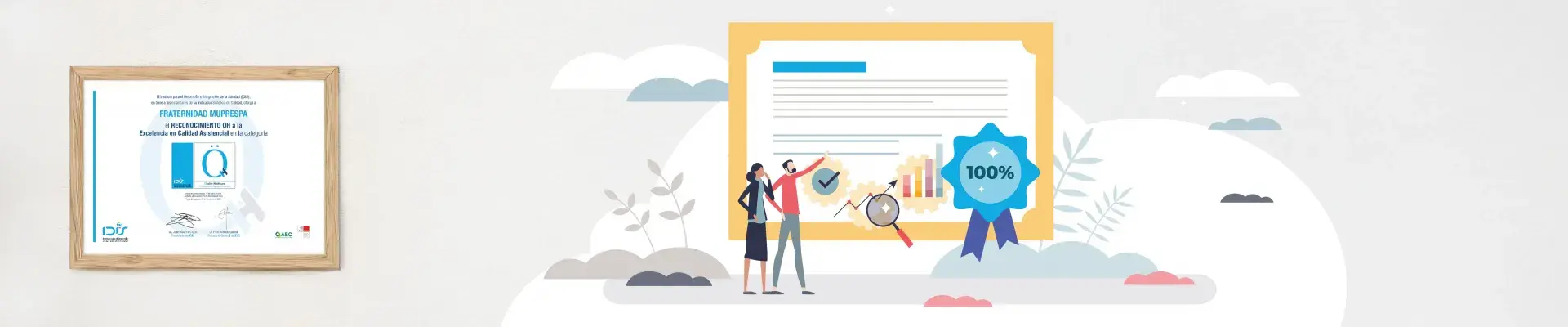 Fraternidad-Muprespa renueva su acreditación QH+2 estrellas