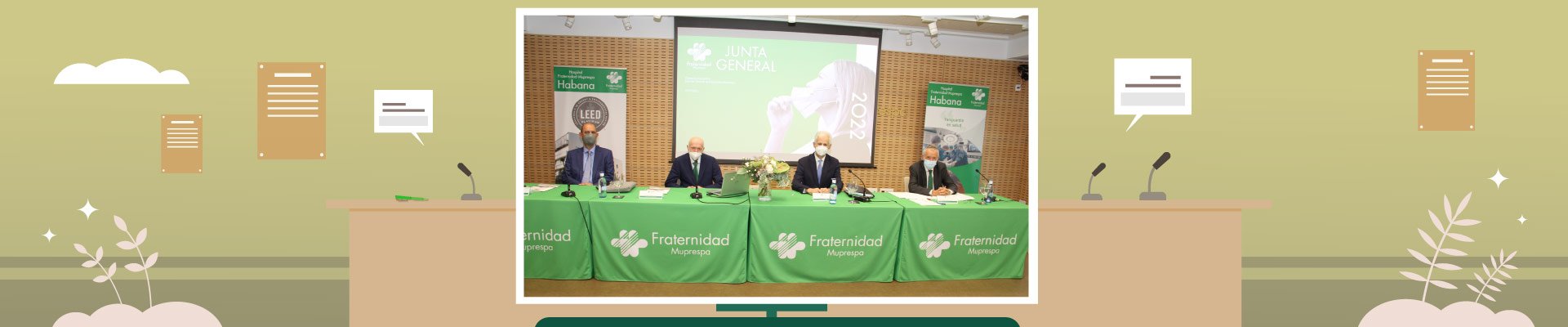 Fraternidad-Muprespa con resultado económico de 21M€ ingresó 1.201M€, 3,24% más que en 2020