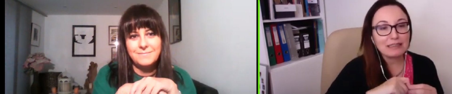 Natalia Fdez. Laviada durante el encuentro digital con la Fundación Internacional ORP